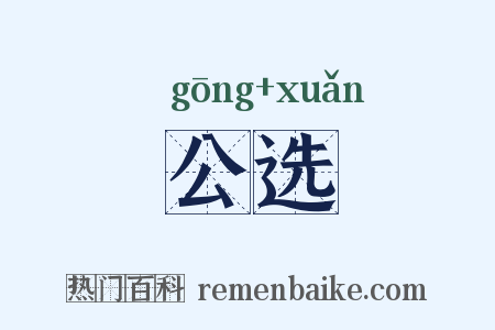 公选是什么意思的图片